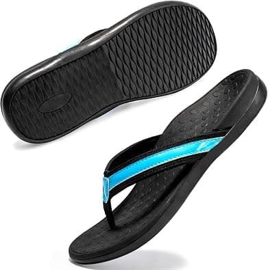 LLSOARSS Plantar Fasciitis Feet Sandal with Arch Support - Best Orthotic flip Flops for Flat Feet,Heel Pain- for Women على Amazon.ae - متتبع الأسعار