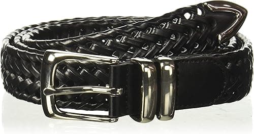 Perry Ellis Men's Portfolio Braided Leather Belt (Sizes 30-54 Inches Big & Tall) on Amazon.ae - Price Tracker