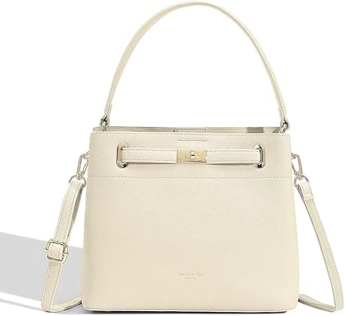 David Jones - Shoulder Bucket Handbag - Medium Size Shoulder Bag - 3 Compartments Multiple Pockets - Elegant Classic Chic City Trendy Designer Bucket Bag on Amazon.ae - Price Tracker