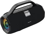 Green Lion BoomBeats Wireless Speaker with Digital Display 6000mAh, BT V5.2, 7H Working Time, FM & Dual Machine TWS Support, IPX6 Waterproof, RGB Lights - Black - Best Deal Finder