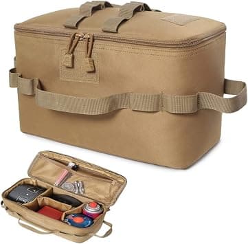 REVHQ Tactical Camping Storage Bag 11L Tactical Utility Tote Bag Camping Cookware Organizer Trunk Organizer with Shoulder Strap - Best Deal Finder