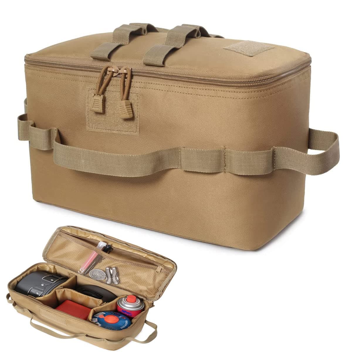 REVHQ Tactical Camping Storage Bag 11L Tactical Utility Tote Bag Camping Cookware Organizer Trunk Organizer with Shoulder Strap on Amazon.ae - Price Tracker