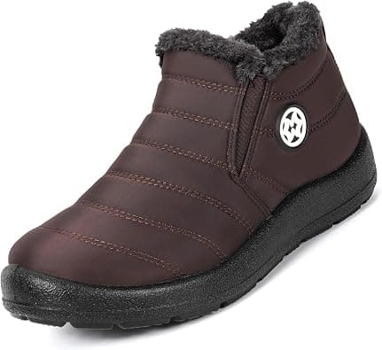Gaatpot Women's Winter Boots Waterproof Warm Lined Snow Boots Winter Shoes Winter Short Shaft Boots Shoes على Amazon.ae - متتبع الأسعار