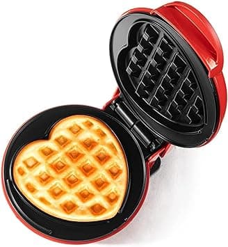 Oblivion Waffle Machine 1 Pc – Heart Shape Mini Waffle Maker Machine, Non-Stick Coating, Compact Electric Gadget for Quickhanded Crispy Waffle, Snacks & Desserts, Fast Heating, Best for Home & Kitchen on Amazon.ae - Price Tracker