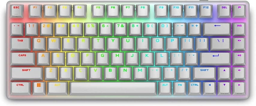 Alienware Pro Wireless Gaming Keyboard - White - متتبع أسعار Amazon.sa