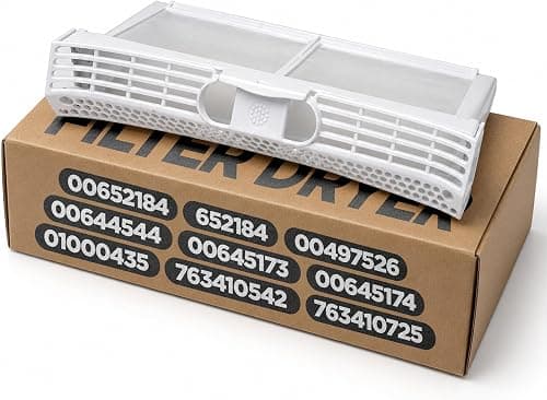 Lint Filter for Dryer with Original Code 00652184 652184 00497526 00644544 00645173 00645174 for Bosch for Siemens 01000435 for Quelle 763410542 7634107 25 for SMeg on Amazon.ae - Price Tracker
