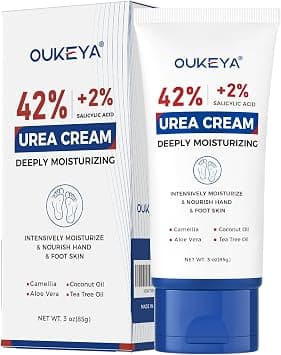 OUKEYA Urea Cream 42 Percent with 2% Salicylic Acid Tube 3 Oz on Amazon.ae - Price Tracker