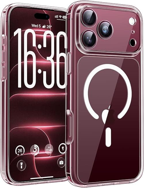 TOCOL for iPhone 18 Pro Case, Compatible with Magnetic, Clear على Amazon.ae - متتبع الأسعار