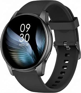 Smart Watch for Men Women with Fitness Tracker, 1.38" HD Display Black - متتبع أسعار Amazon.sa