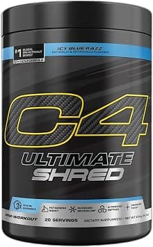 Cellucor C4 Ultimate Shred Pre Workout Powder for Men & Women, Metabolism Supplement with Ginger Root Extract, ICY Blue Razz, 20 Servings (Pack of 1) - Amazon.ae Price Tracker
