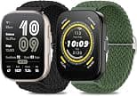 2 Pieces Competitible Watch Straps with Amazfit Bip 6/Bip 5, 22 mm Compatible Wristbands for Amazfit Bip 5/Bip 6 Replacement Elastic Strap - Best Deal Finder
