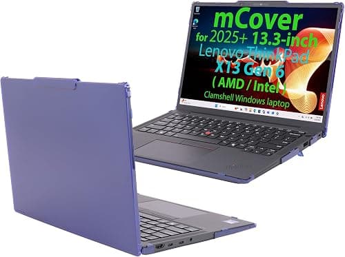 mCover case ONLY Compatible for 2025+ 13.3" Lenovo ThinkPad X13 Gen 6 Series Clamshell (with 180° Hinge) Windows Notebook PC(NOT Fitting Any Other Models)- Blue on Amazon.ae - Price Tracker