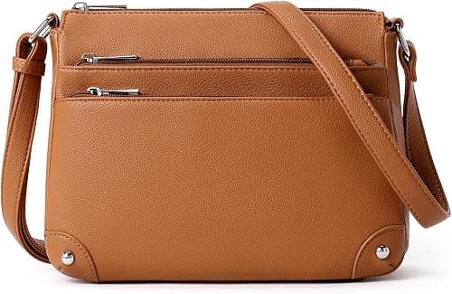 WESTBRONCO Crossbody Bags for Women, Medium Size Shoulder Handbags, Satchel Purse with Multi Zipper Pocket على Amazon.ae - متتبع الأسعار