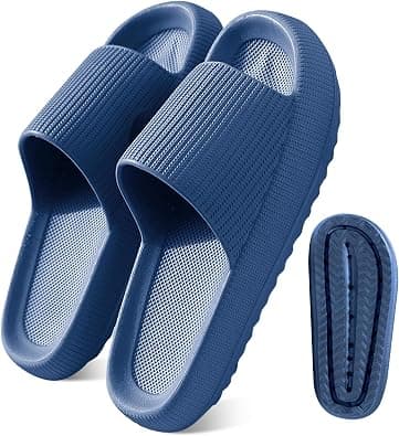 URbazaar Pillow Slides Slippers for Women Men Cloud Slippers Soft Massage House Bath Slippers Quick Drying Non-Slip Soft Lightweight Open Toe Sandals Slippers on Amazon.ae - Price Tracker
