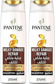 Pantene Pro-V Milky Damage Repair Shampoo, 2 x 375 ml on Amazon.ae - Price Tracker