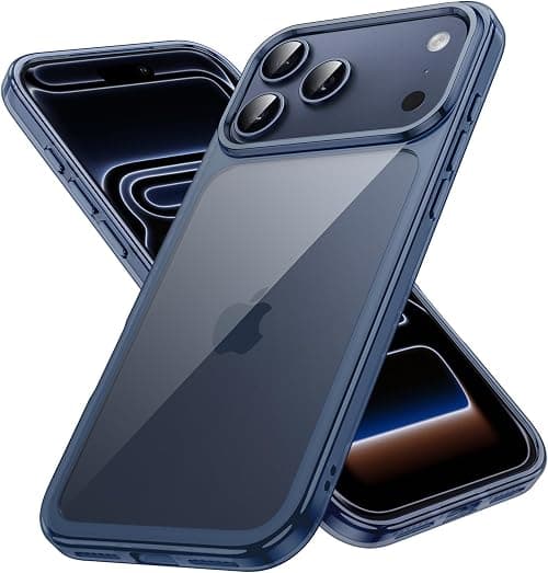 JETech Case for iPhone 17 Pro Max, Anti-Yellowing, Deep Blue على Amazon.ae - متتبع الأسعار