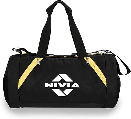Nivia Polyester Beast-3, Unisex Gym Bags, Shoulder Bag for Men & Women, Carry Gym Accessories, Fitness Bag, Sports & Travel Bag, Sports Kit on Amazon.ae - Price Tracker