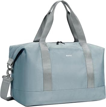 ECOHUB 30L Travel Duffle Bag Foldable, 45x36x20 Underseat Travel Flight Bag, Carry On Bag with Removable Wet Pocket, Water Resistant Sports Gym Bag, Weekend Luggage Bag for Women (Grey) on Amazon.ae - Price Tracker