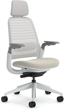 Steelcase Series 1, Ergonomic Office Chair with LiveBack Lumbar Support, 4D Armrests and Adjustable Headrest, Beige, 66 x 64 x 112 على Amazon.ae - متتبع الأسعار