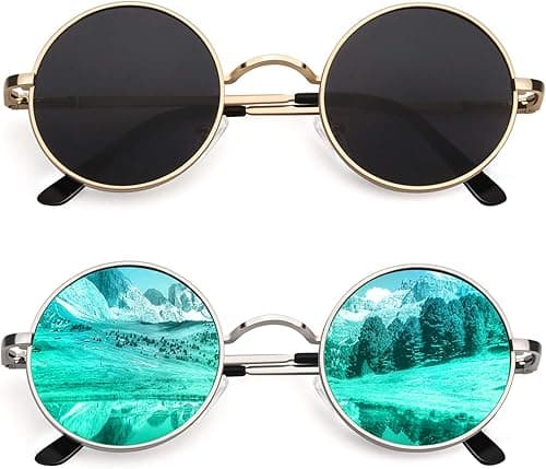 CGID E01 Lennon Round Polarized Unisex Sunglasses on Amazon.ae - Price Tracker