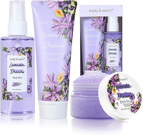 Gifts for Women Body &amp; Earth Perfume for Women, Gifts Set 3CPS Fragrance Skin Care Gifts Lavender Perfumed Gift Set, Perfume Set Include Body Mist for Women Christmas, Mother's Day, Valentine's Day on Amazon.ae - Price Tracker
