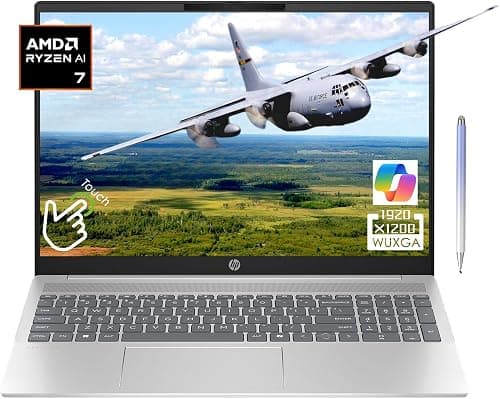HP Pavilion 16" Touchscreen Laptop - WUXGA (1920 x 1200) - AMD Ryzen 7 8840U - 16GB LPDDR5-6400Mhz RAM - 1TB PCIe SSD - Backlit Keyboard - Copilot PC - 1080p Webcam - Windows 11 Home - w/Stylus Pen on Amazon.ae - Price Tracker