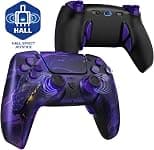 HEXGAMING PHANTOM Pro Controller with 4 Remappable Buttons, 6 Remapping Profiles, 8 Interchangeable Analog Stick, and Adjustable Triggers Compatible with ps5, PC, Mobile - Hall Effect Orochi - متتبع أسعار Amazon.sa