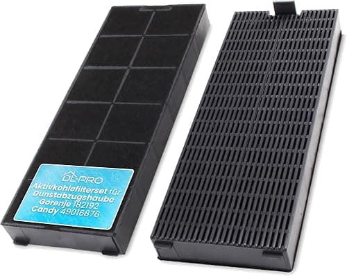 DL-pro 2 x Carbon Filter Activated Carbon Filter for Gorenje 182192 Candy 49016876 TypK Cooker Hood على Amazon.ae - متتبع الأسعار