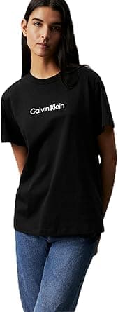 Calvin Klein Women Logo Regular T-shirts T-Shirt (pack of 1) on Amazon.ae - Price Tracker
