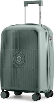 Cabinpro Unisex Expandable PP Fashion Trolley Lightweight Hard-Shell Spinner luggage with 360° Degree 4 Twin Wheel and Double Zippers CP003 (Checked Luggage 24-Inch, Army Green) on Amazon.ae - Price Tracker