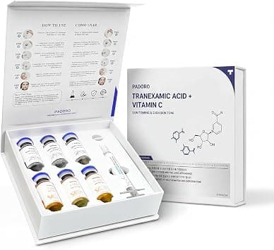 Tranexamic Acid Serum, Gold Vitamin C, Dark Spots, Pigmentation serum, Improves the Appearance, Anti-Aging Serum, Suitable for All Skin Types, Skincare, Repairs and Comforts, Reduces Wrinkles (1PC) على Amazon.ae - متتبع الأسعار