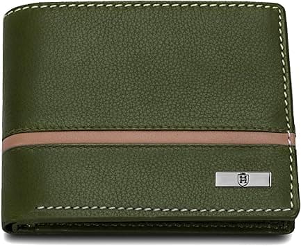 HORNBULL Denial Leather Wallet for Men | Wallets Men with RFID Blocking | Mens Wallet Leather (Olive) on Amazon.ae - Price Tracker