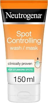 Neutrogena Spot Controlling Oil-Free Wash Mask With Salicylic Acid And Kaolin White Clay For Deep Cleansing And Breakout Prevention 150 ml - Best Deal Finder