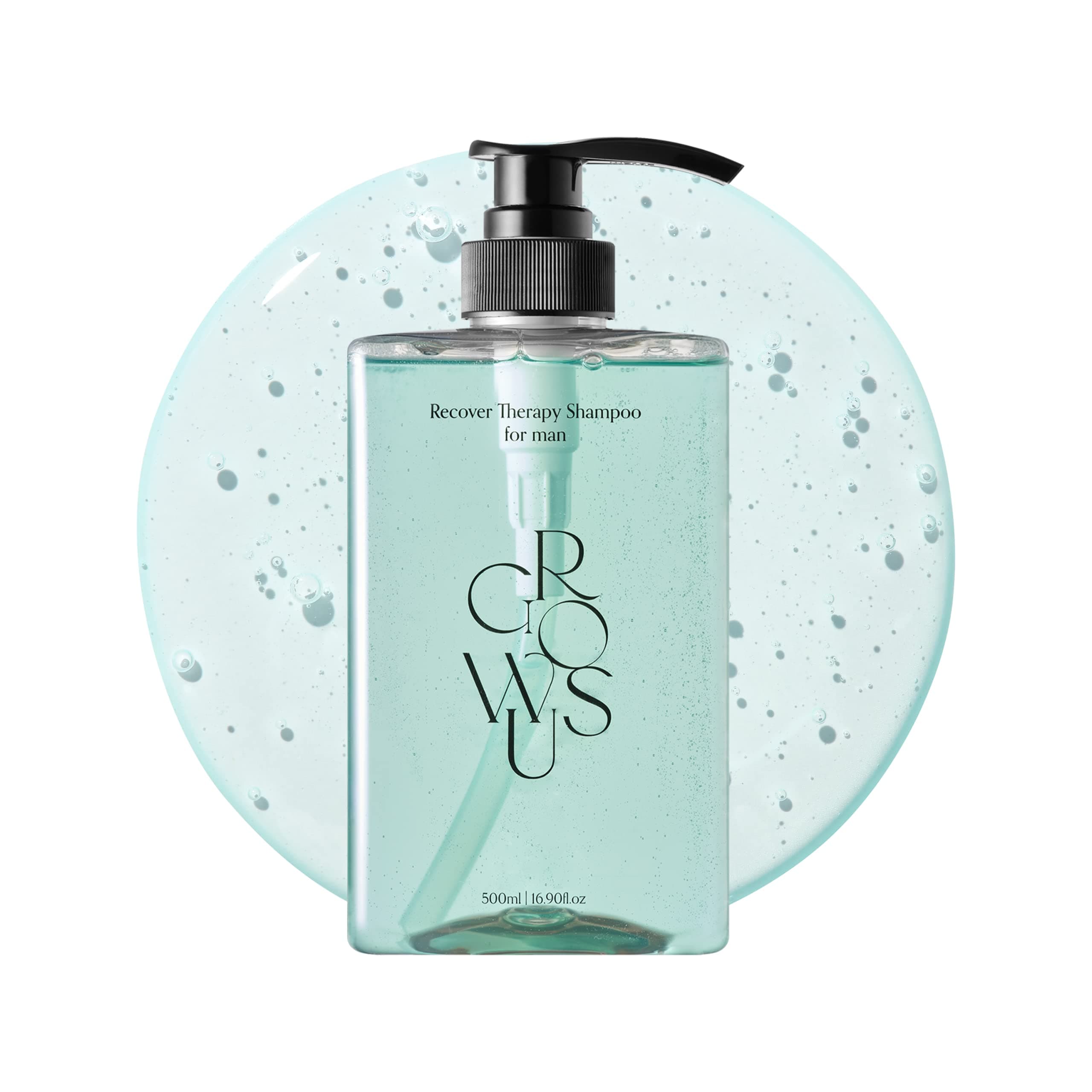 GROWUS Recover Therapy Shampoo for Men - Tea Tree, Peppermint, Scalp Sebum Control, Strengthening and Free from Paraben and Sulfate Anti Hair Loss Shampoo for Dry Scalp (16.9 Fl Oz / 500ml) on Amazon.ae - Price Tracker