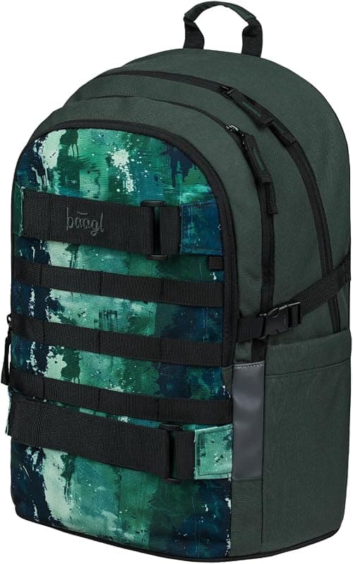 Baagl - School Backpack for Kids Boys Girls Skateboarding Backpack with Laptop Compartment and Chest Belt for School, Secondary School, Middle School على Amazon.ae - متتبع الأسعار