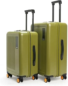 MOKOBARA The Transit Set of 2 Luggage | Cabin & Medium | Polycarbonate Hard Sided Suitcases with 8 Silent Ninja Wheels – So Matcha (Green) on Amazon.ae - Price Tracker