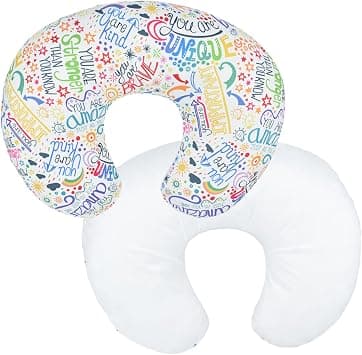 Winmany Baby Nursing Pillow Cover Infant Removable Breastfeeding Pillow Cover Cute Pattern Newborn Nursing Pillowcase Slipcovers Cushion Cover for Girls Boys 22.5 x 18 (Colorful World) on Amazon.ae - Price Tracker
