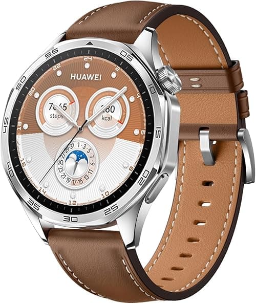 Dado 22mm Leather Strap Compatible with Huawei GT5 Pro 46mm/GT5 46mm/GT4 46mm/GT3 Pro 46mm/ GT3/GT2 Pro/GT2/GT1 46mm Genuine Watch Band for GT Runner | Watch 3/3 Pro With Silver Buckle. on Amazon.ae - Price Tracker