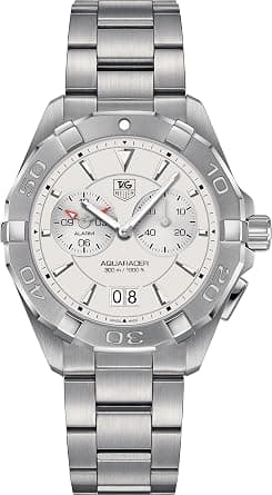 Tag Heuer Aquaracer Chronograph Silver Opalin Dial Stainless Steel Mens Watch WAY111Y.BA0928 - Best Deal Finder