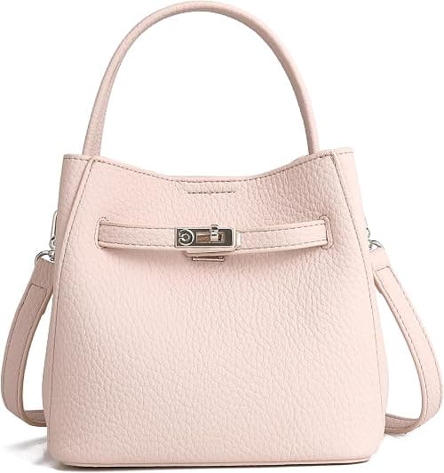 Ladies' wallet, light luxury bucket bag, lychee patterned handbag, high-end sense, one shoulder versatile crossbody bag على Amazon.ae - متتبع الأسعار