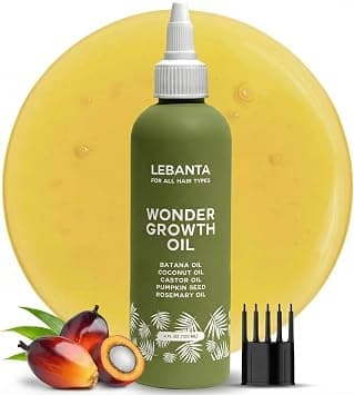 Batana Oil For Hair Growth - 100% Pure, Raw & Natural Blend With Organic Castor, Pumpkin Seed, Coconut and Rosemary Oil - Thicker, Stronger Hair For Men & Women Scalp (1 Pack) on Amazon - Best Deal Finder