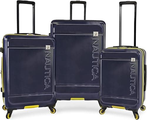NAUTICA Roadie 3pc Hardside Luggage Set على Amazon.ae - متتبع الأسعار