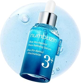 numbuzin No.3 Serum | Blue Retinol Pore Refining Serum | Pore Tightening, Firming, Anti-Aging, Korean Skincare | على Amazon.ae - متتبع الأسعار