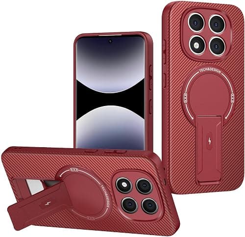 Case Compatible with Redmi Note 15 Pro Plus 5G Camera Protection Magnetic Kickstand Bracket 2 in 1【TPU+PC】Drop Shockproof Red on Amazon.ae - Price Tracker