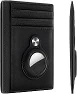 Hawanik Slim Minimalist Front Pocket Wallet with Built-in Case Holder for AirTag - Best Deal Finder