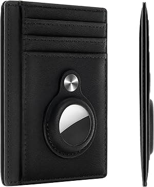 Hawanik Slim Minimalist Front Pocket Wallet with Built-in Case Holder for AirTag - Amazon.ae Price Tracker