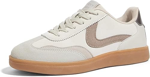 LUCKY STEP Women's Retro Trainers, Fashionable Classic Casual Shoes, Non-Slip Comfortable Skate Shoes for Walking on Amazon.ae - Price Tracker
