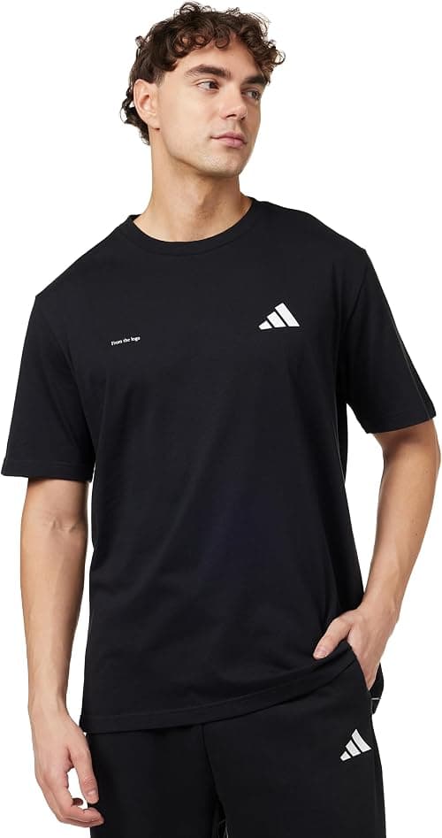 adidas Men Lens Power Of Three Hoop Graphic T-Shirt on Amazon - Best Deal Finder
