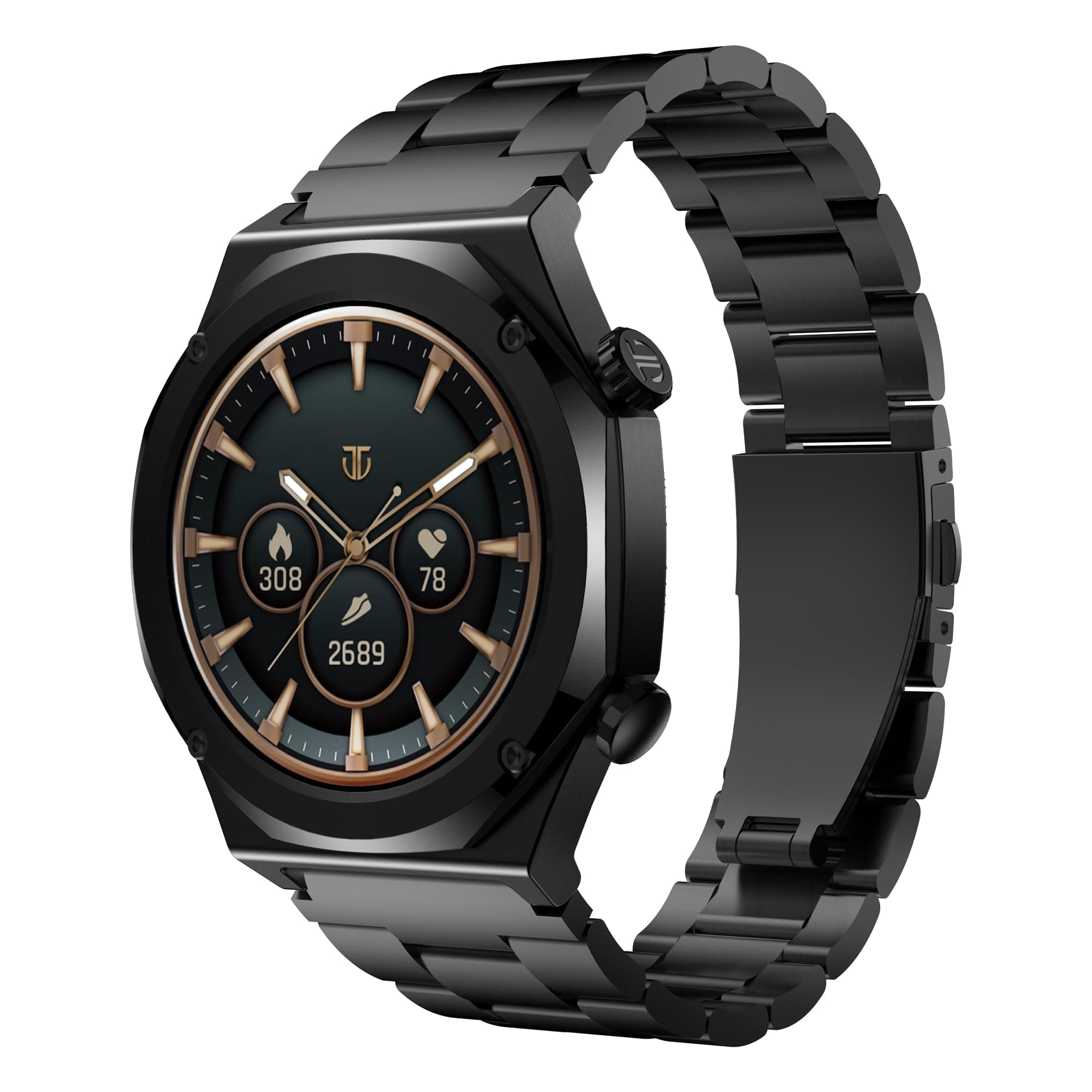TITAN Maestro Smart Watch, 1.43" AMOLED Display, Titanium Case with Metal Band, GPS Navigation, Bluetooth Calling, IP67 Water Resistant (Black) on Amazon.ae - Price Tracker