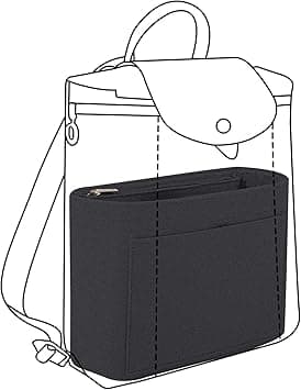 Lckaey Bag Organizer for Le Pliage Backpack - Felt Knapsack Purse Insert - Y083-Black/Grey on Amazon.ae - Price Tracker